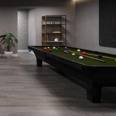 Rendering pool table at Pinnacle Apartments in Fife, Washington