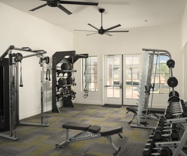 Resort-style gym at Arrebol Villas in Goodyear, Arizona