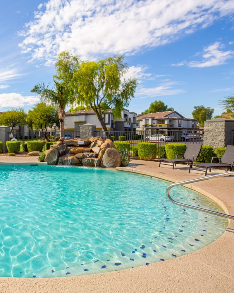 Resort-style pool at Tamarron, Phoenix, Arizona