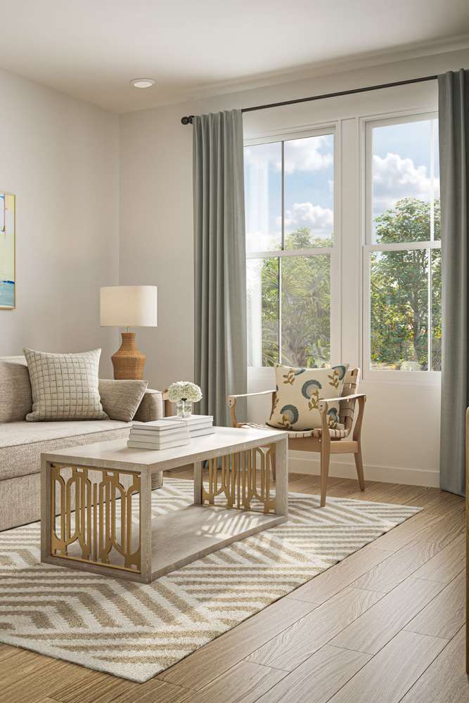 pomona apartments living room