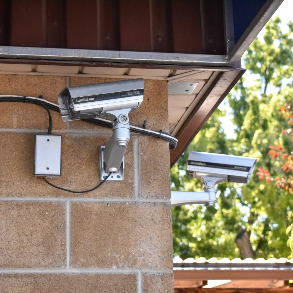 Video surveillance cameras at STOR-N-LOCK Self Storage in Boise, Idaho