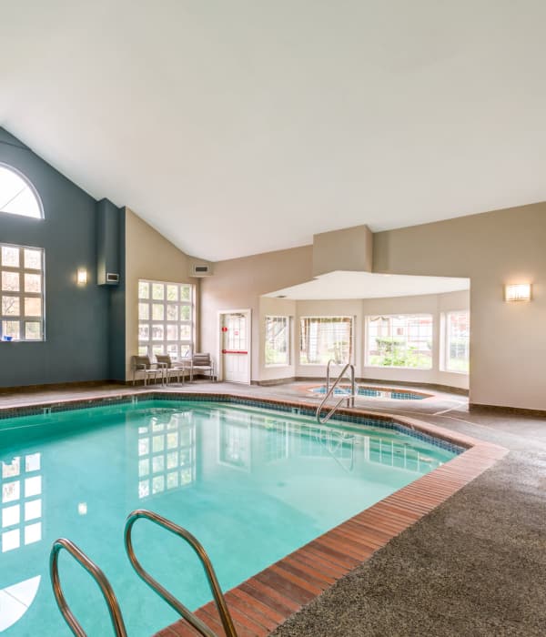 Superb fitness center at Olin Fields Apartments in Everett