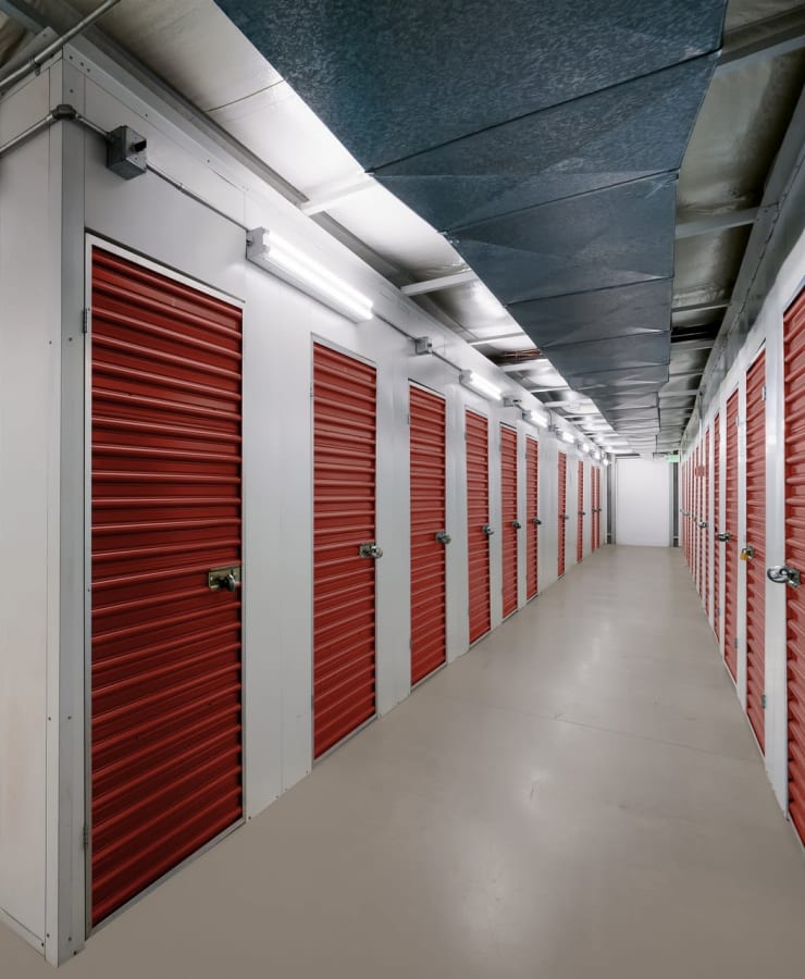 Climate-controlled self storage units at StorQuest Economy Self Storage in Columbus, Ohio