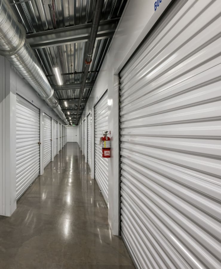 Indoor self storage units at StorQuest Self Storage in Reno, Nevada