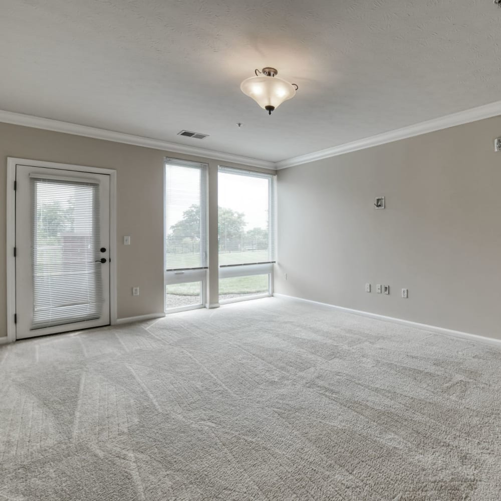 Spacious living area at Kennedy Highlands, Mc Kees Rocks, Pennsylvania