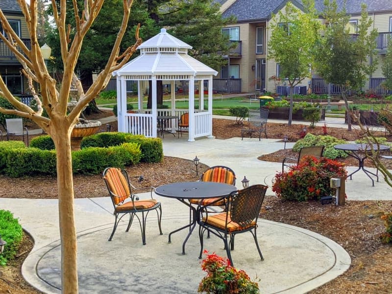 The main building at Blossom Vale Senior Living in Orangevale, California.