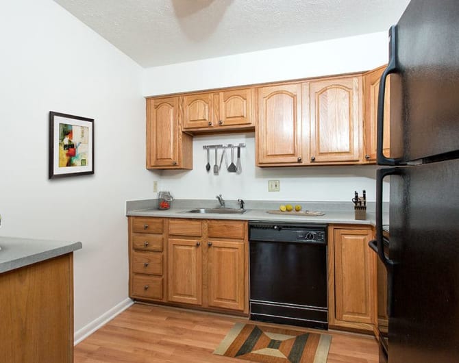 Kitchen at Brighton Colony Townhomes in Rochester, NY