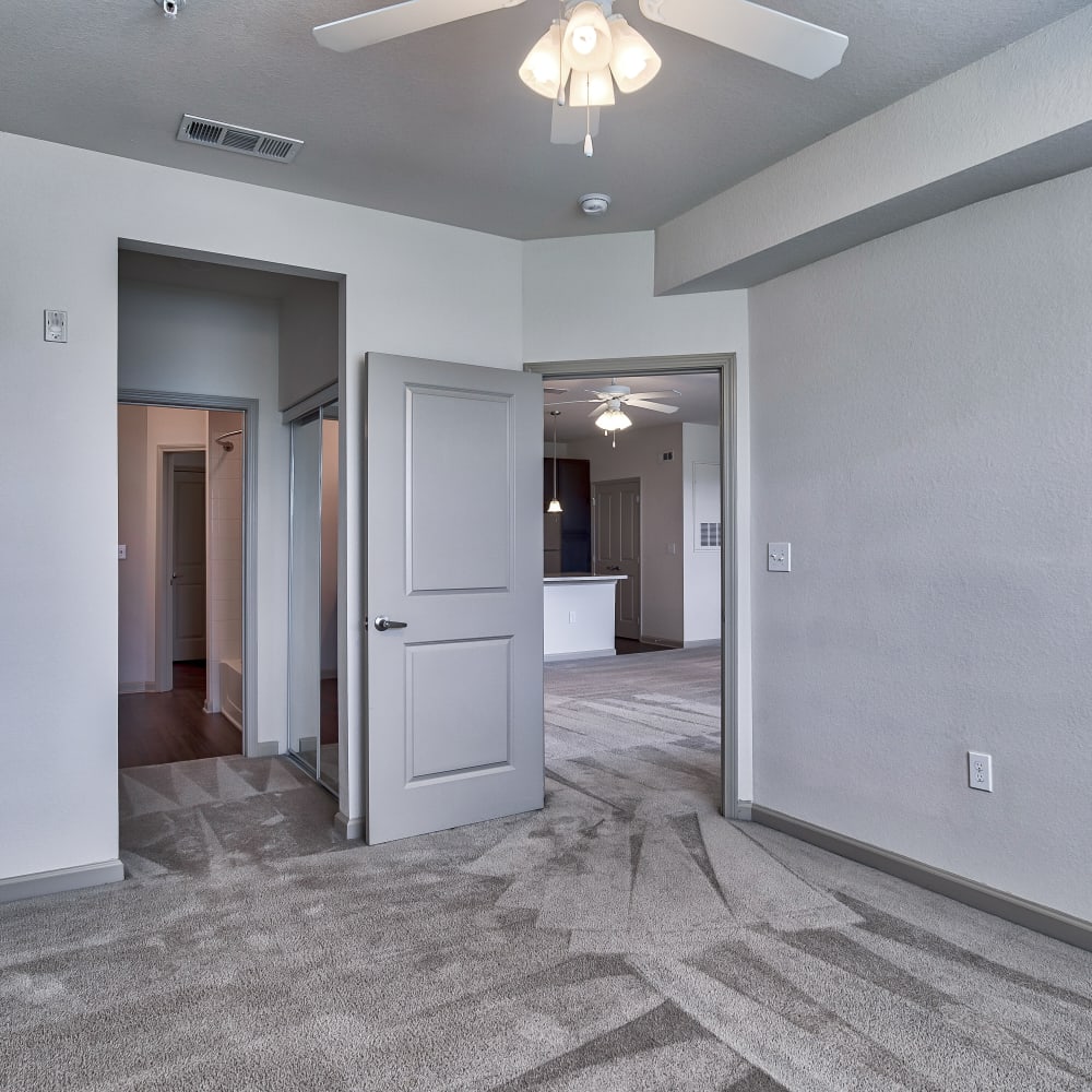 Bedroom with carpet at Bridgeway Chattanooga, Chattanooga, Tennessee