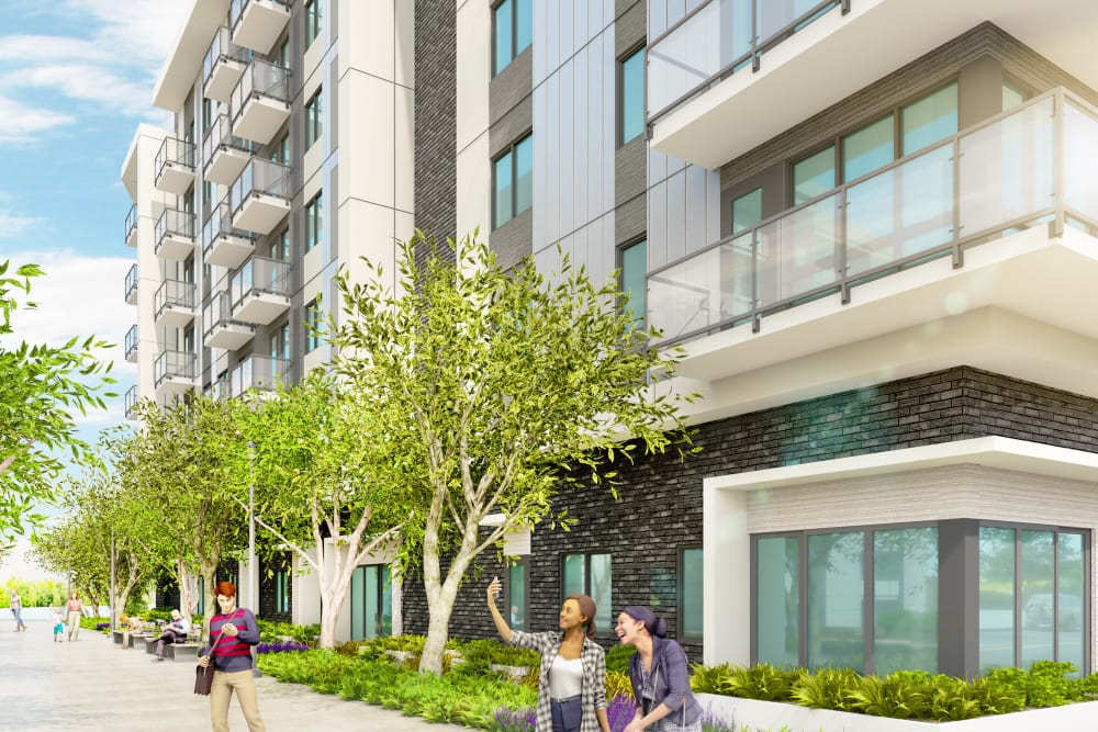 A rendering of The Columbia at the Waterfront in Vancouver, Washington