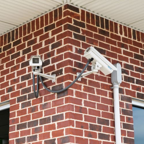 Security cameras at Red Dot Storage in Lee's Summit, Missouri