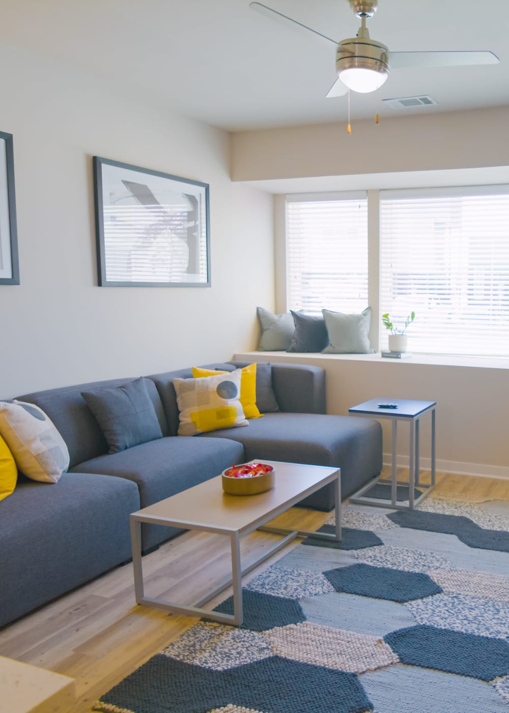 Living room at College Town Fayetteville in Fayetteville, Arkansas