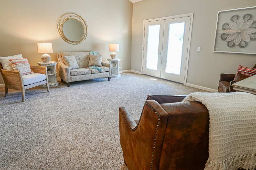 Spacious rooms at Harmony at Diamond Ridge in Moon Township, Pennsylvania
