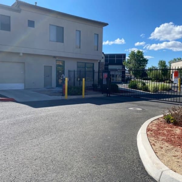 Climate controlled drive-up units at StorQuest Self Storage in Reno, Nevada