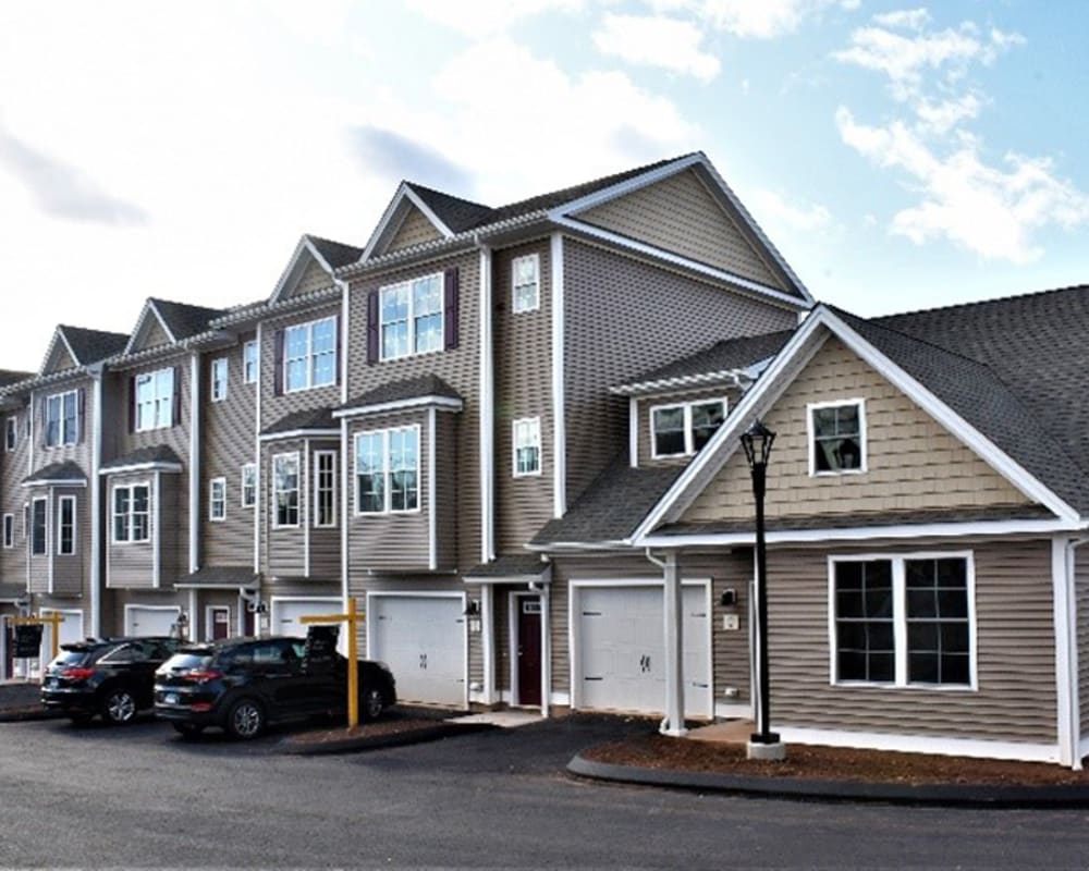 Exterior of homes at Eden and Main Apartments in Southington, Connecticut