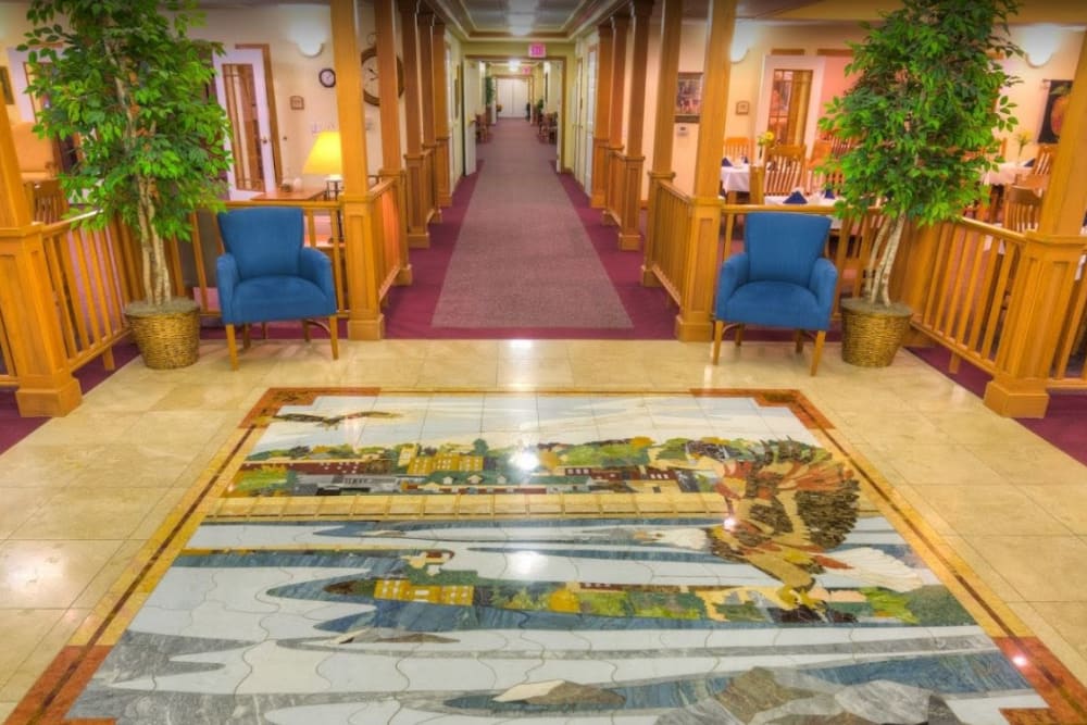 Lobby at Addington Place of Ottumwa in Ottumwa, Iowa