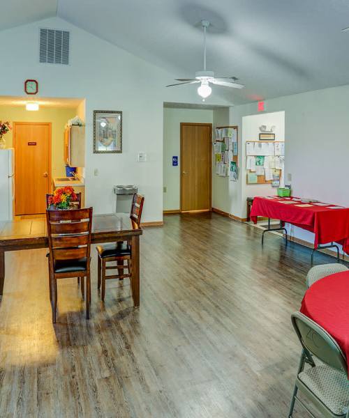 Community room at Zacharys Crossing in Washington Court House, Ohio