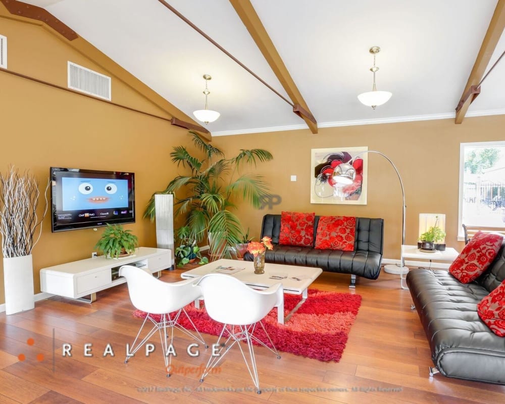 Resident clubhouse at Washington Townhomes in San Lorenzo, California