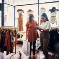 Resident shops near The Ardent in Mill Creek, Washington