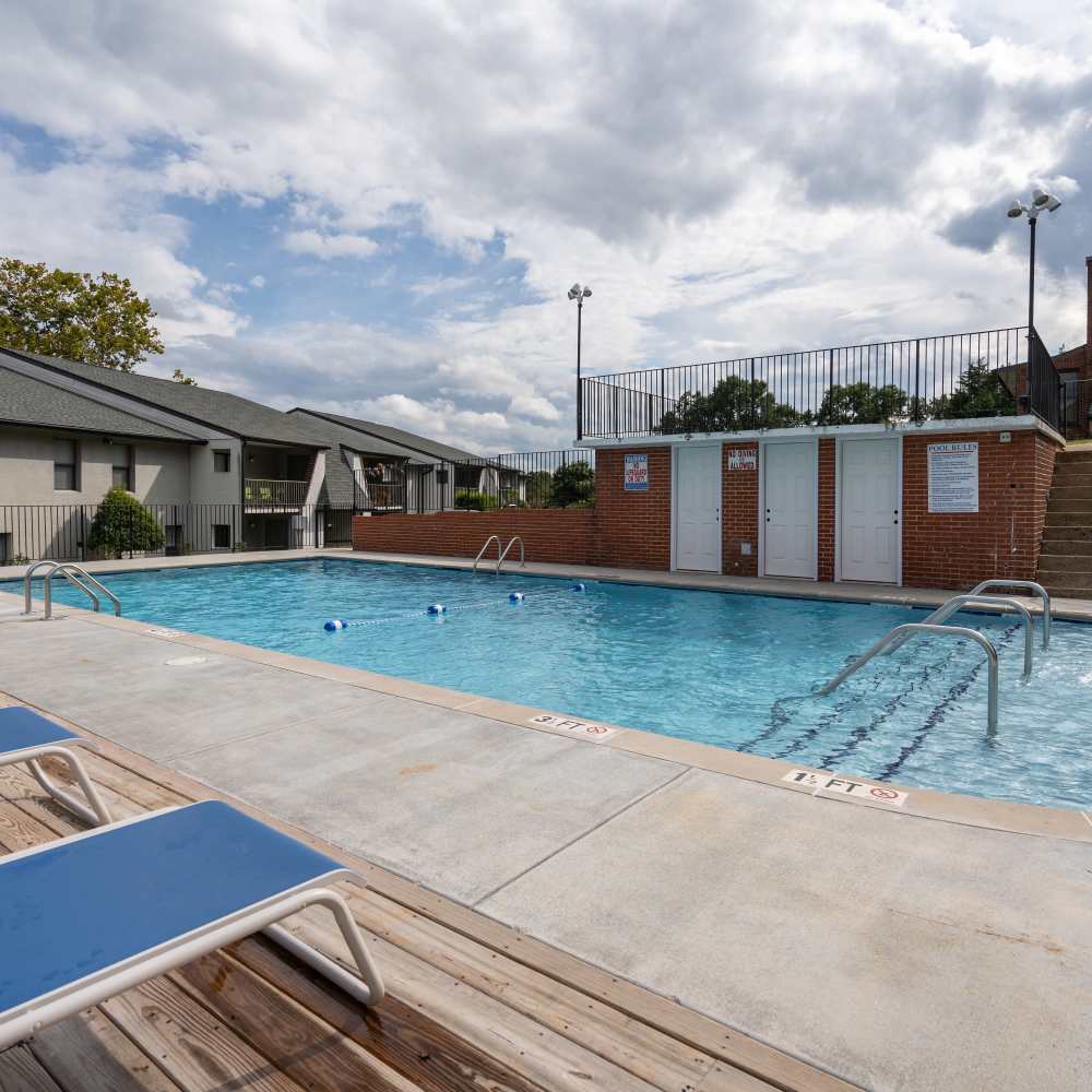 Swimming pool at Germantown Gardens in East Ridge, Tennessee