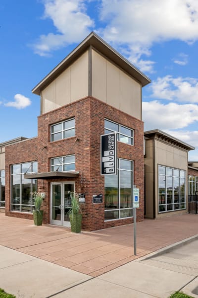 Exterior of the main entrance at The BLVD in San Angelo, Texas