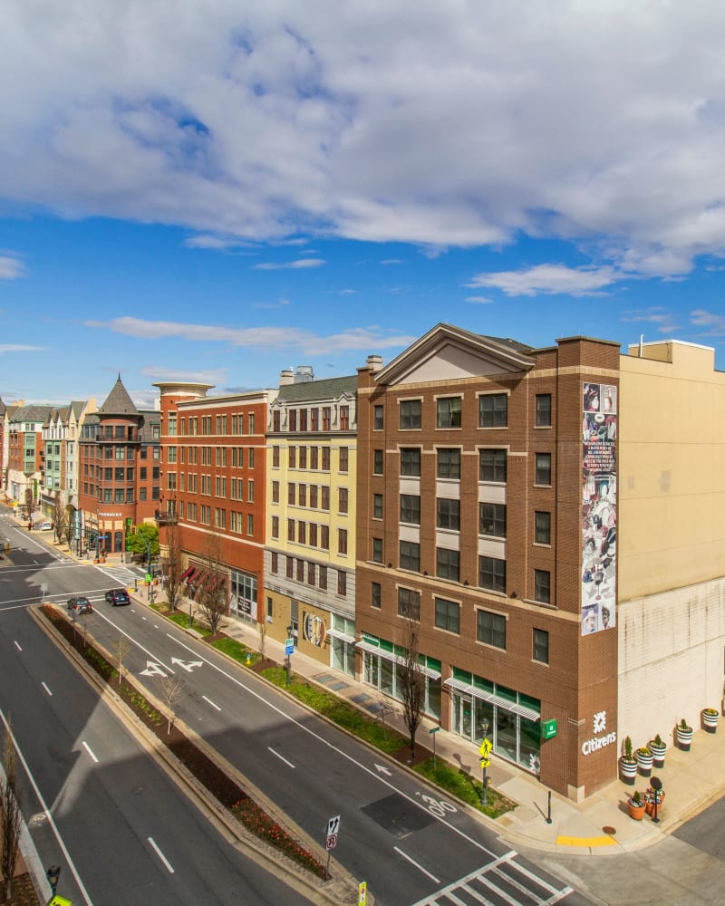 Exterior of Residences on The Lane in Rockville, Maryland