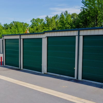 outdoor units at Highway 10 Storage in Little Rock, Arkansas