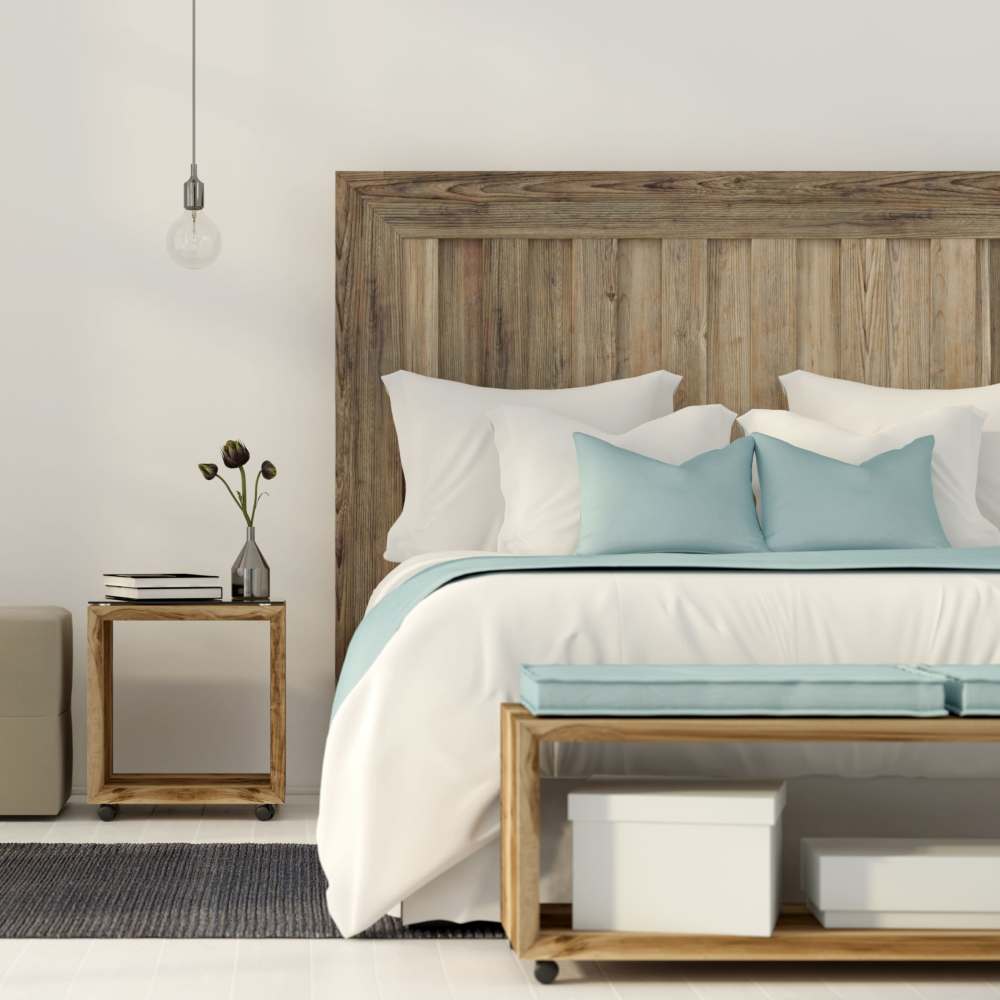 Bright bedroom at Aden Crest in Fort Worth, Texas