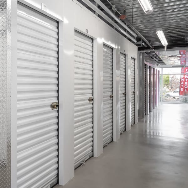 Climate-controlled storage at StorQuest Self Storage in San Bernardino, California