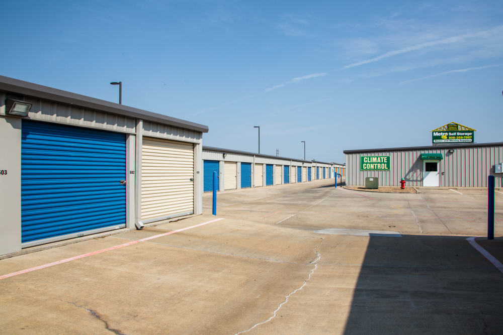 Outdoor units at Metro Self Storage in Amarillo