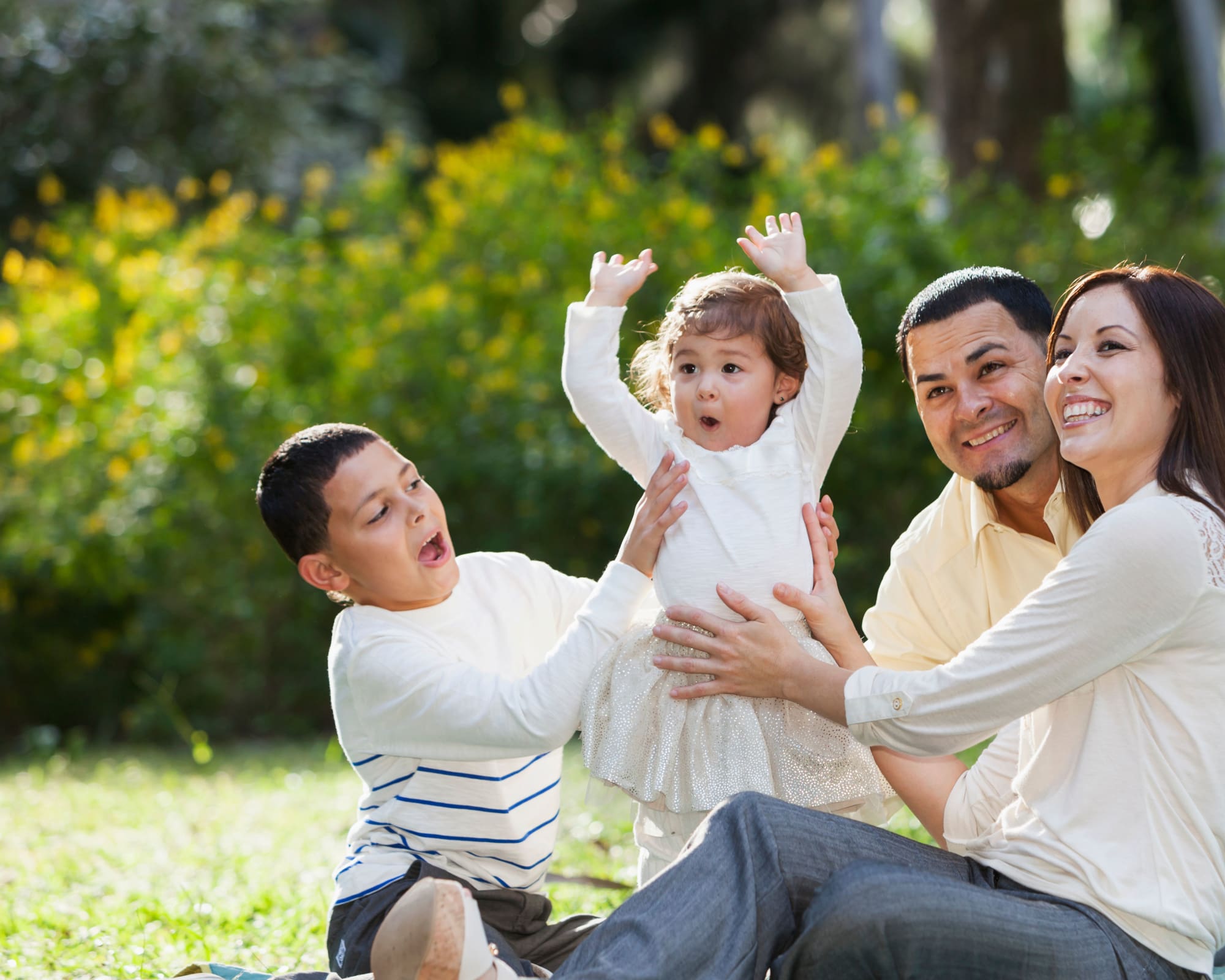 Young family at Worcester, Massachusetts