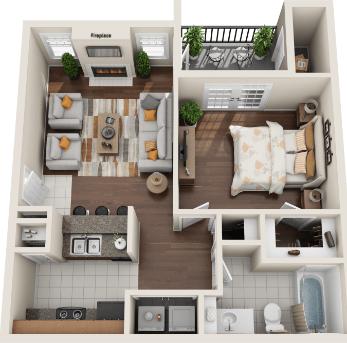 Gated 1, 2 & 3 Bedroom Apartments in Atlanta, GA