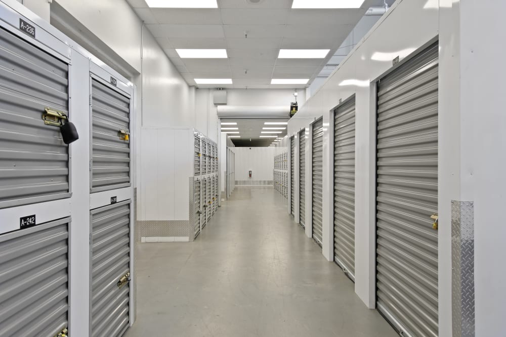 Climate controlled storage units at Storage Star East Sac in Sacramento, California