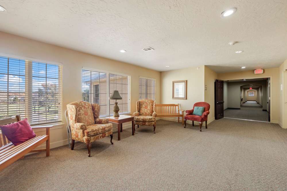 Community clubhouse at Villas At Copper Leaf in Nixa,Missouri