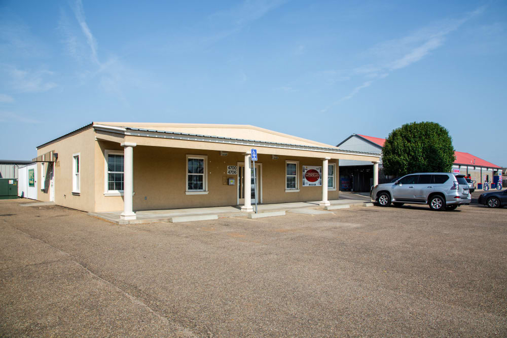 Parking area at Metro Self Storage in Amarillo