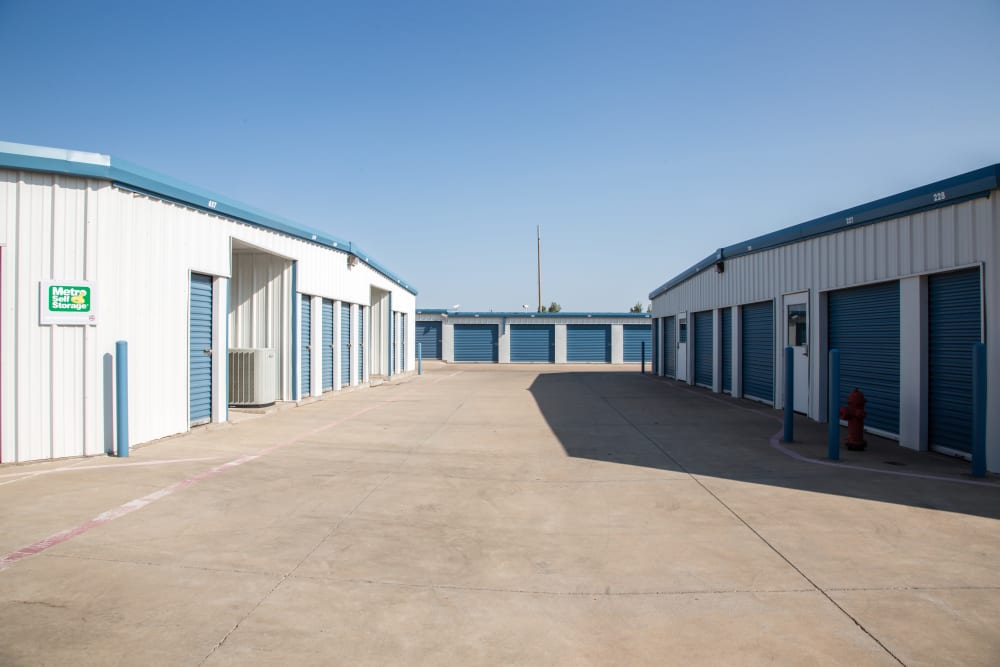 Metro Self Storage offers outdoor units in Amarillo, Texas