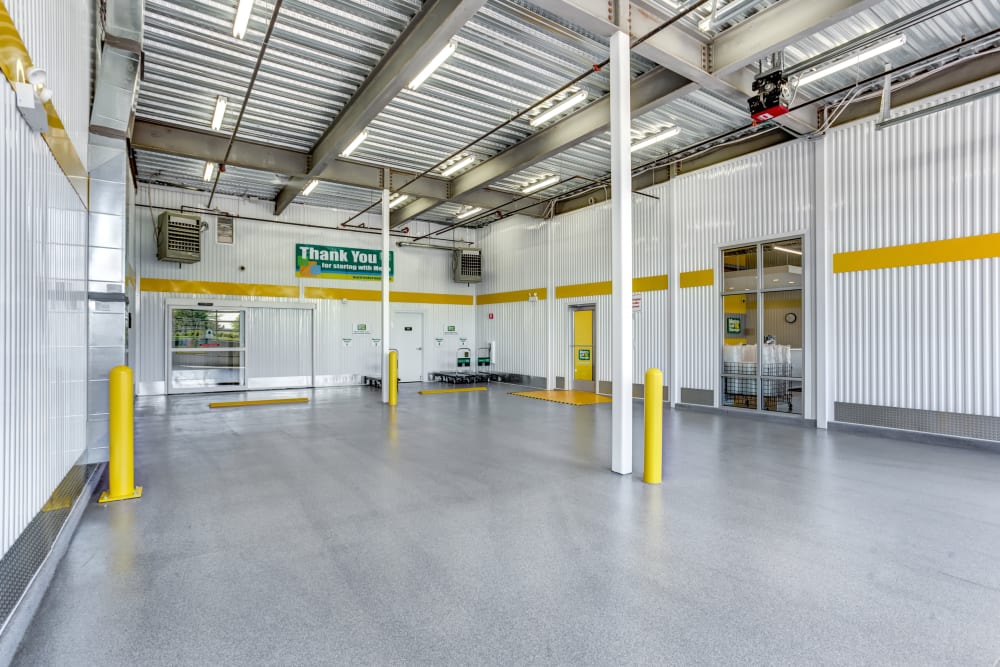 Loading and unloading area at Metro Self Storage in St. Charles