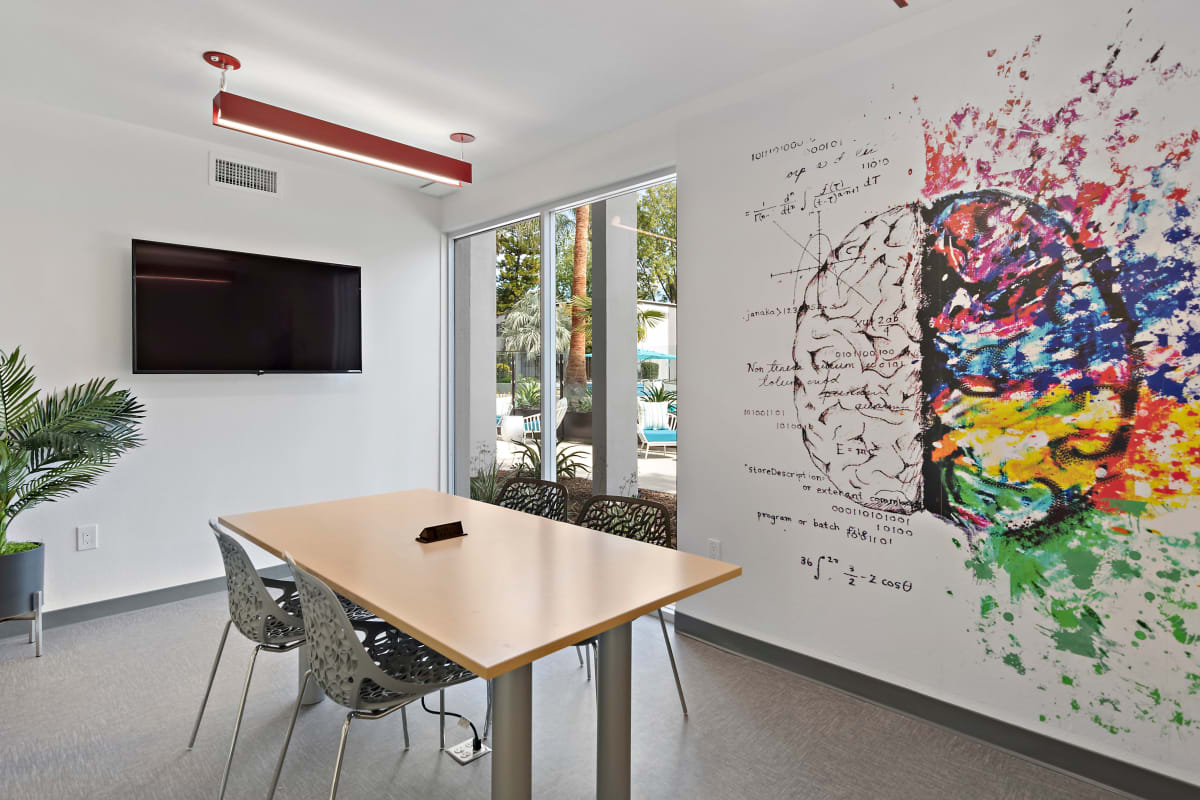 Resident meeting room at The Retreat at Thousand Oaks, Thousand Oaks, California