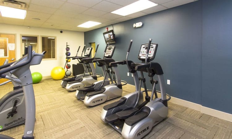 Paradise Lane Apartments fitness center in Tonawanda, New York