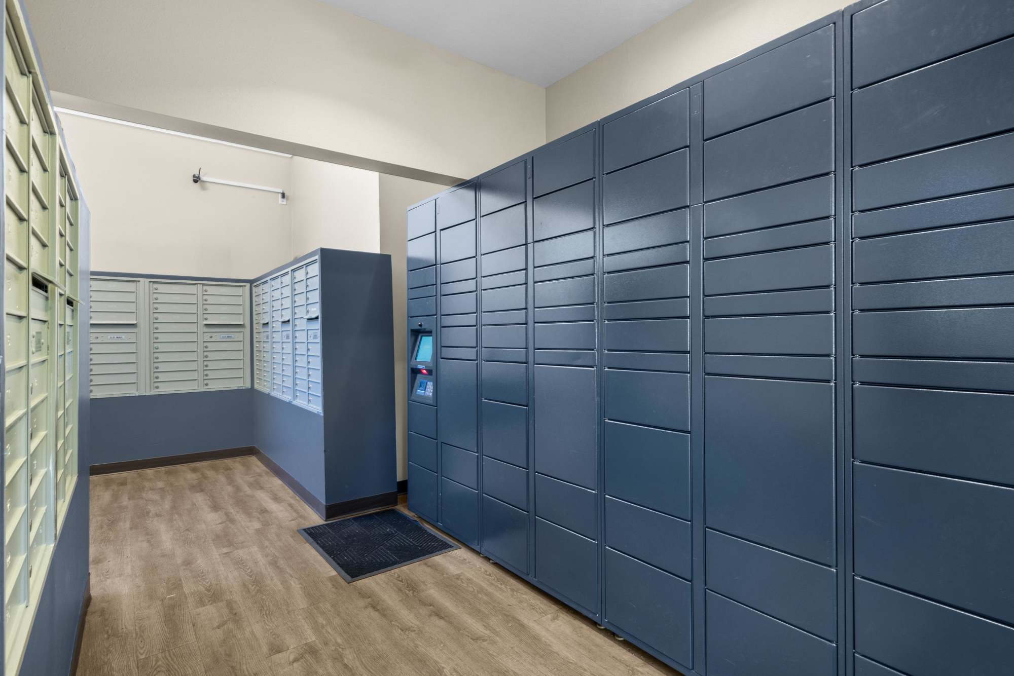 24-hour package lockers with Amazon HUB at Wildreed Apartments in Everett, Washington