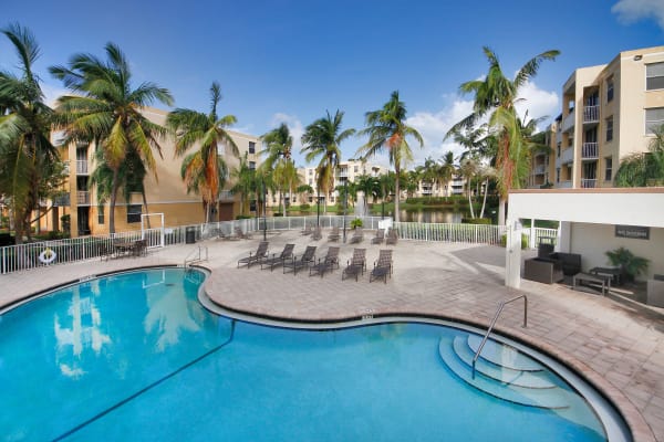 Swim around in the large pool at Beach Walk at Sheridan