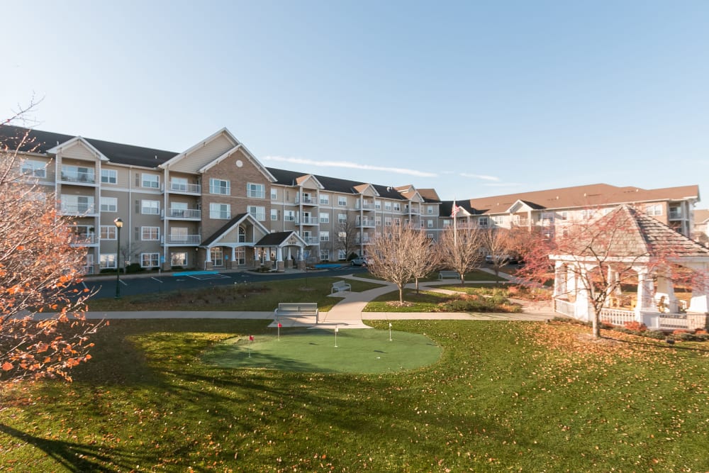 Main building at Applewood Pointe of Roseville in Roseville, Minnesota. 