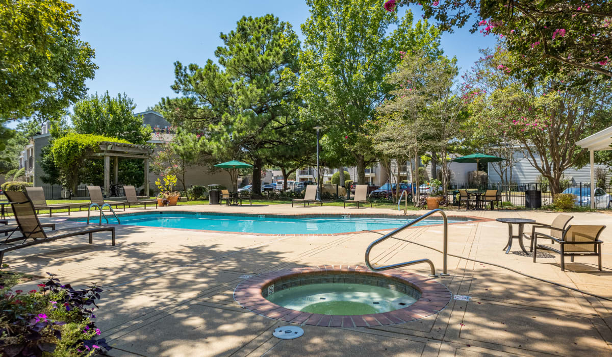 Swimming pool at Millicent Crossing in Shreveport, Louisiana
