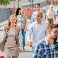 Walking town at Augusta Meadows in Tomball, Texas