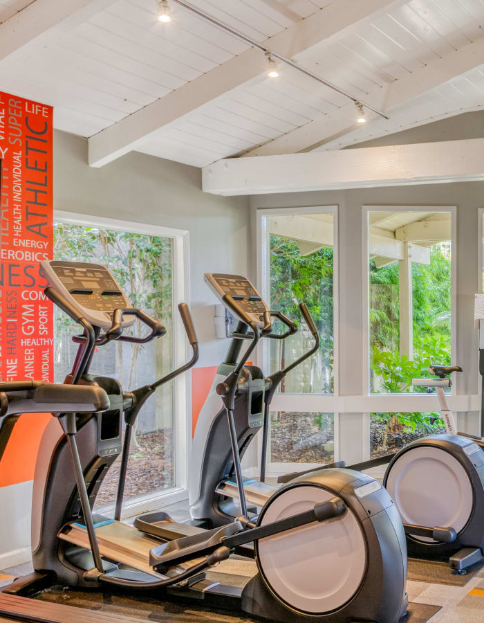 fitness center at Countrywood in Fremont, California