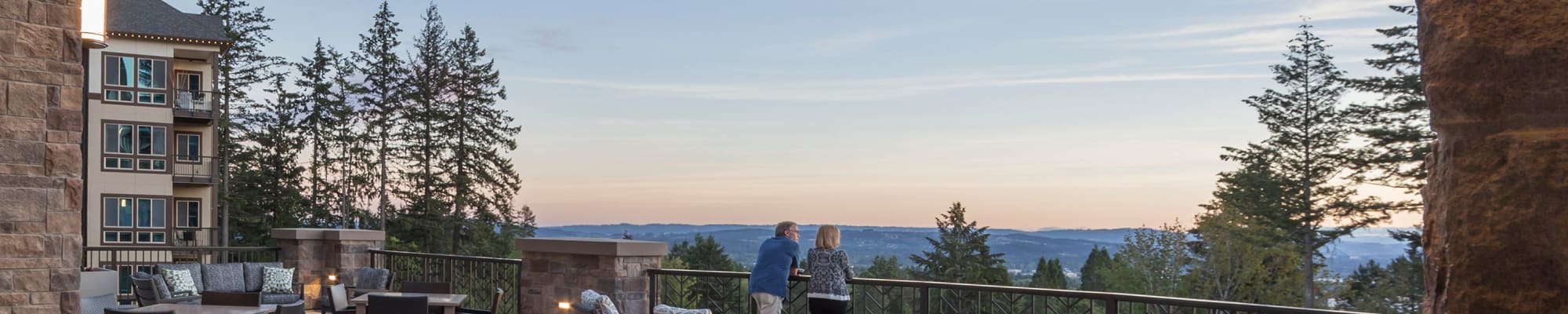 Couple on patio