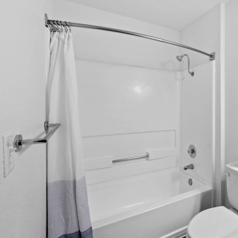 Bathroom with a bathtub at Bay Village in Vallejo, California
