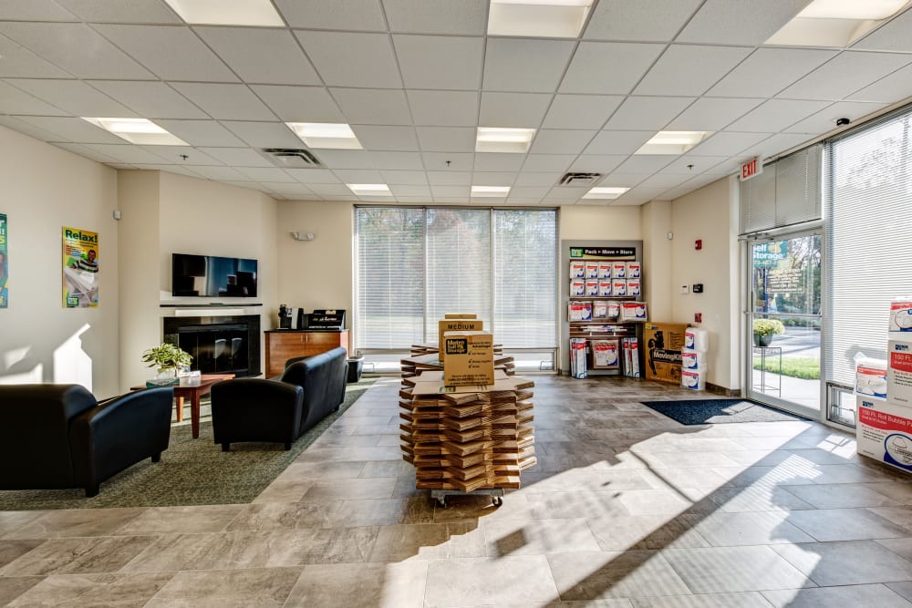 Office interior at Metro Self Storage in Springfield, New Jersey