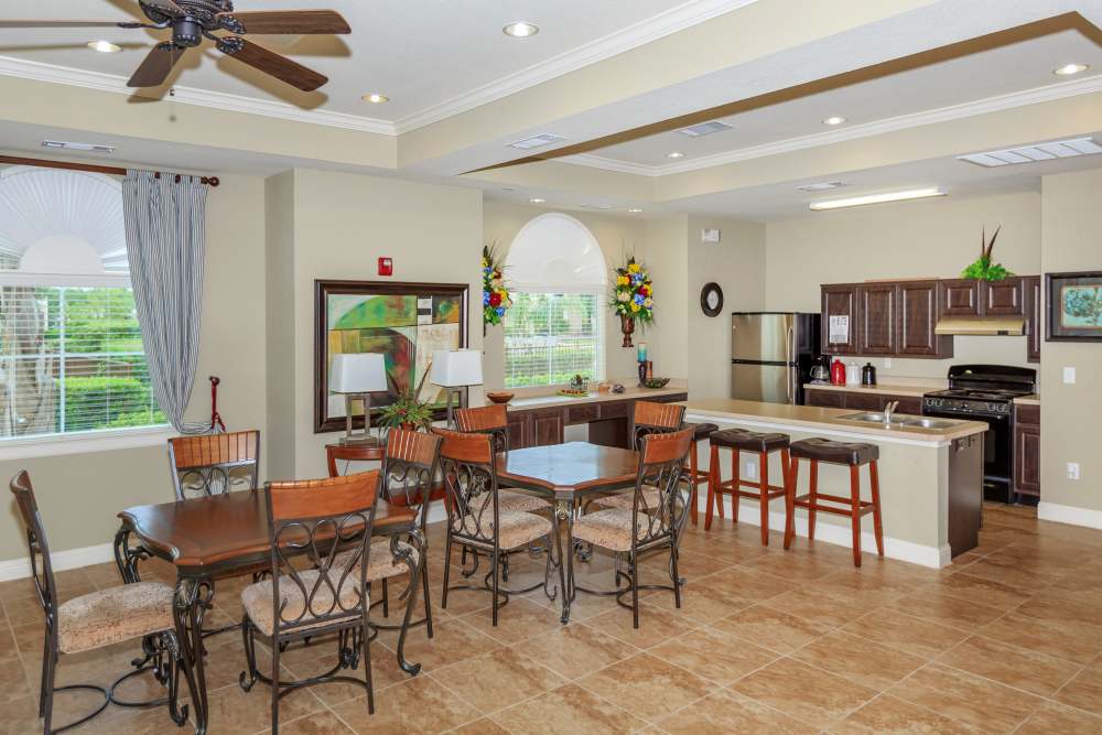 Modern Spacious kitchen with full equipped appliances at Weslaco Hills Apartments in Weslaco, Texas