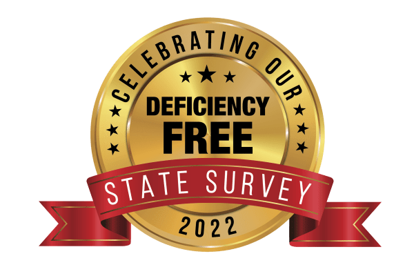 Deficiency free badge at Garden Place Waterloo