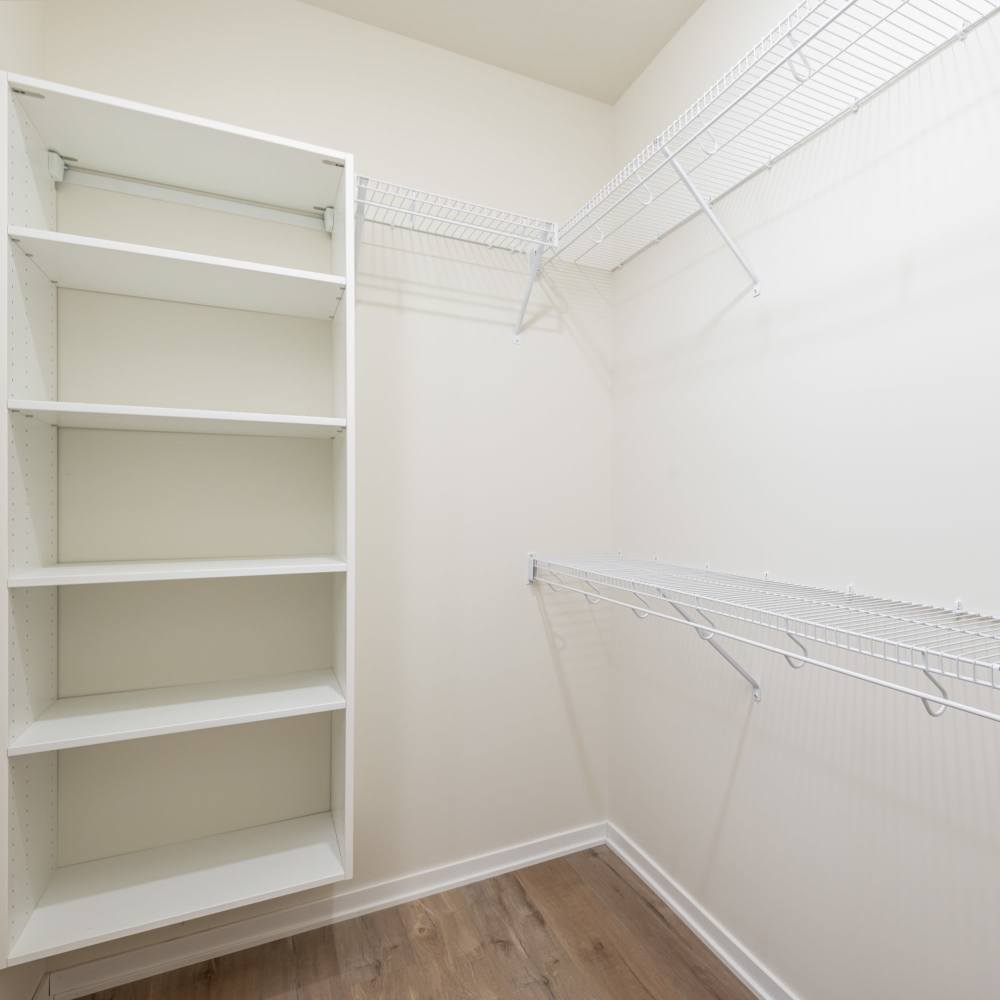Spacious Closet at The Uptown Apartments in Waconia, Minnesota